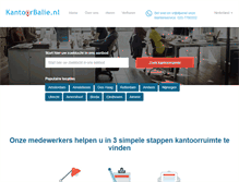 Tablet Screenshot of kantoorbalie.nl